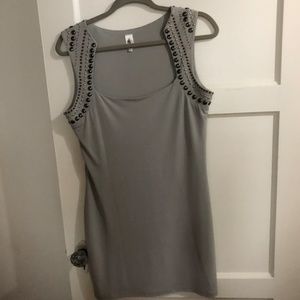 Grey stretch dress